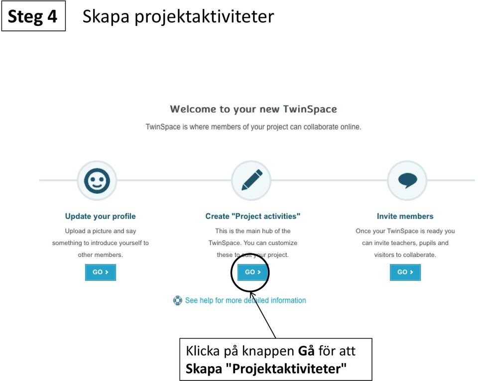 Klicka på knappen Gå