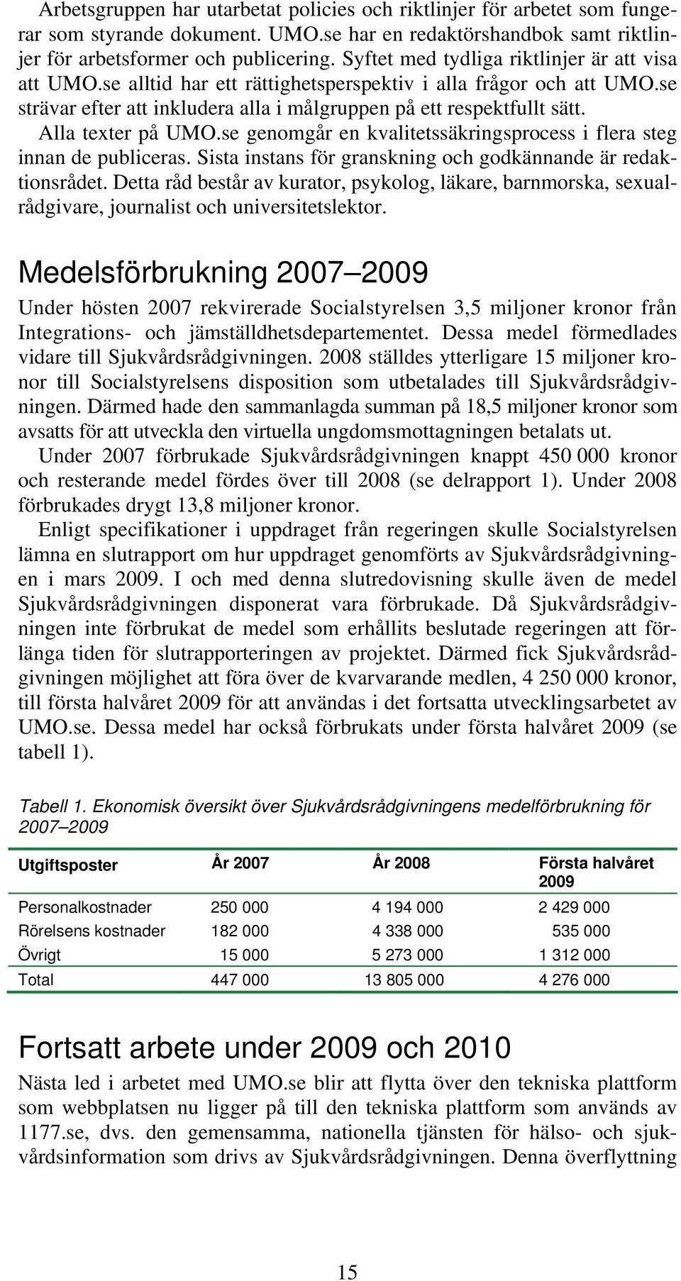 Alla texter på UMO.se genomgår en kvalitetssäkringsprocess i flera steg innan de publiceras. Sista instans för granskning och godkännande är redaktionsrådet.