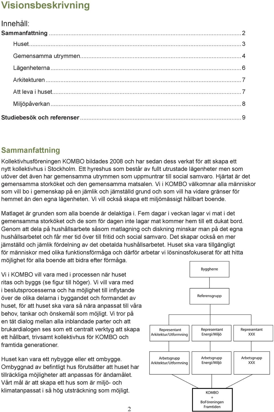 Ett hyreshus som består av fullt utrustade lägenheter men som utöver det även har gemensamma utrymmen som uppmuntrar till social samvaro.