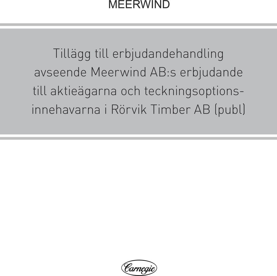 till aktieägarna och
