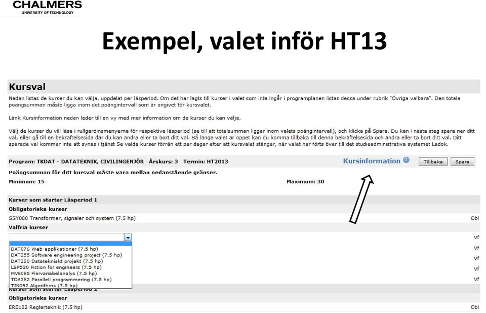 inför