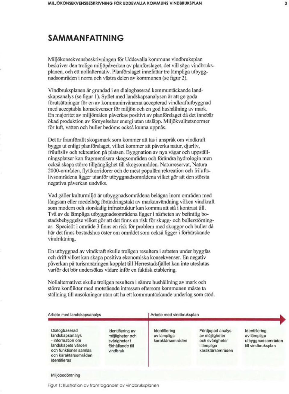Vindbruksplanen är grundad i en dialogbaserad kommuntäckande landskapsanalys (se figur l).