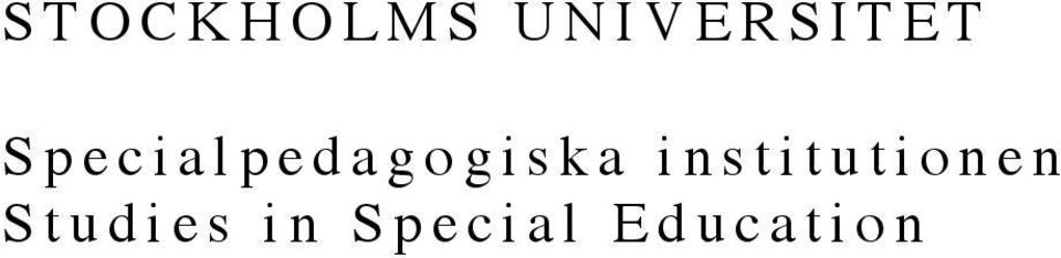 Specialpedagogiska
