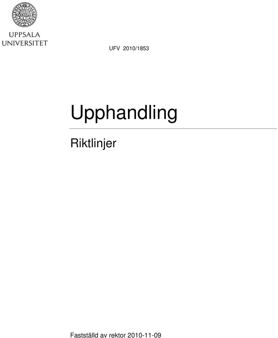 Riktlinjer