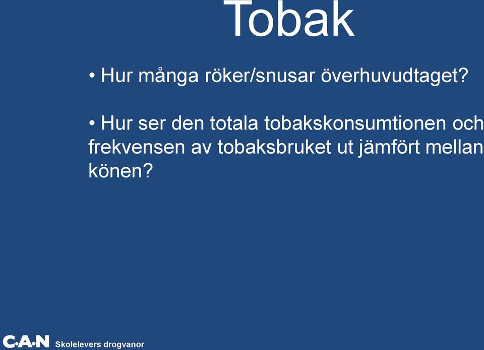 Hur ser den totala