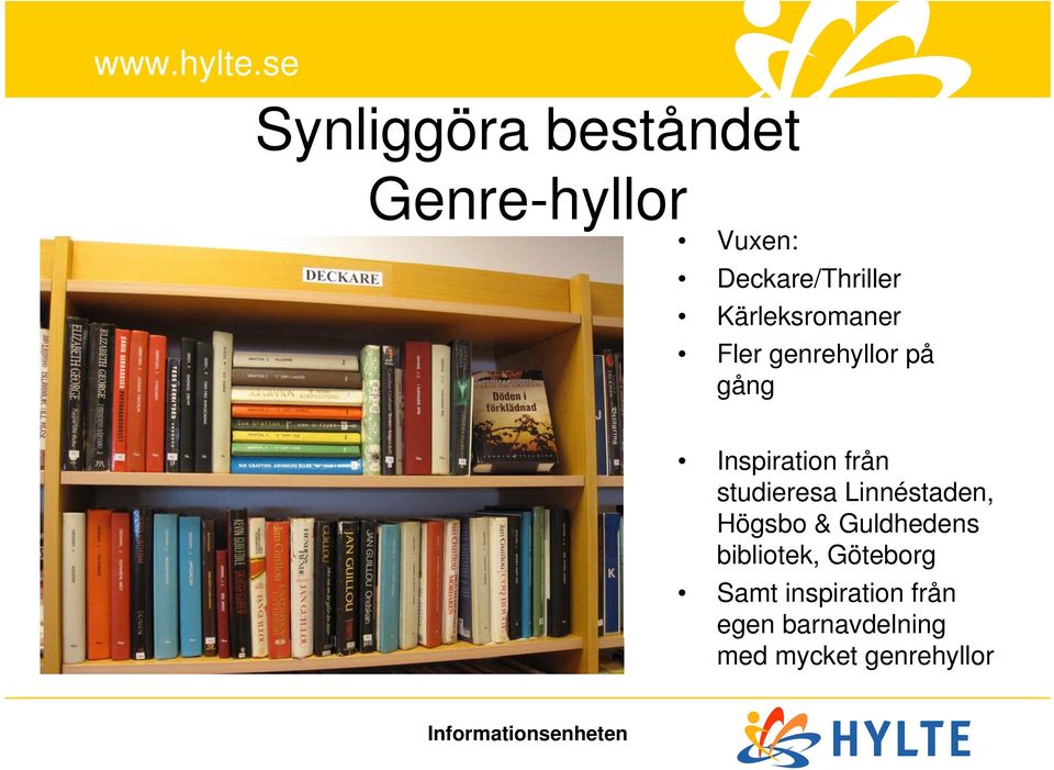 studieresa Linnéstaden, Högsbo & Guldhedens bibliotek,