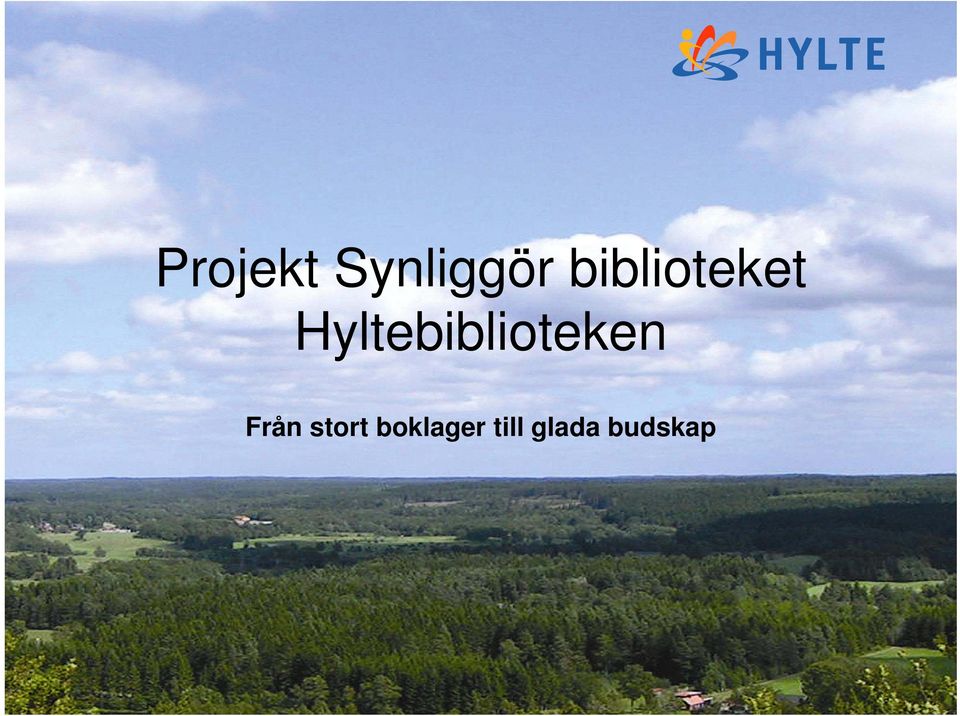 Hyltebiblioteken Från stort