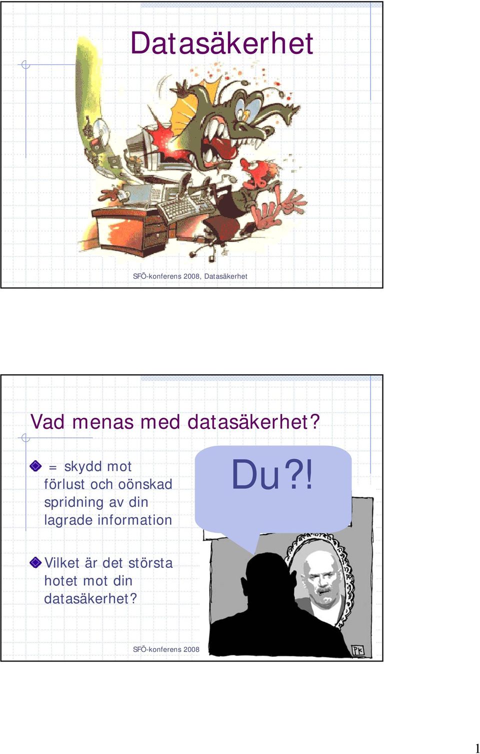 av din lagrade information Du?