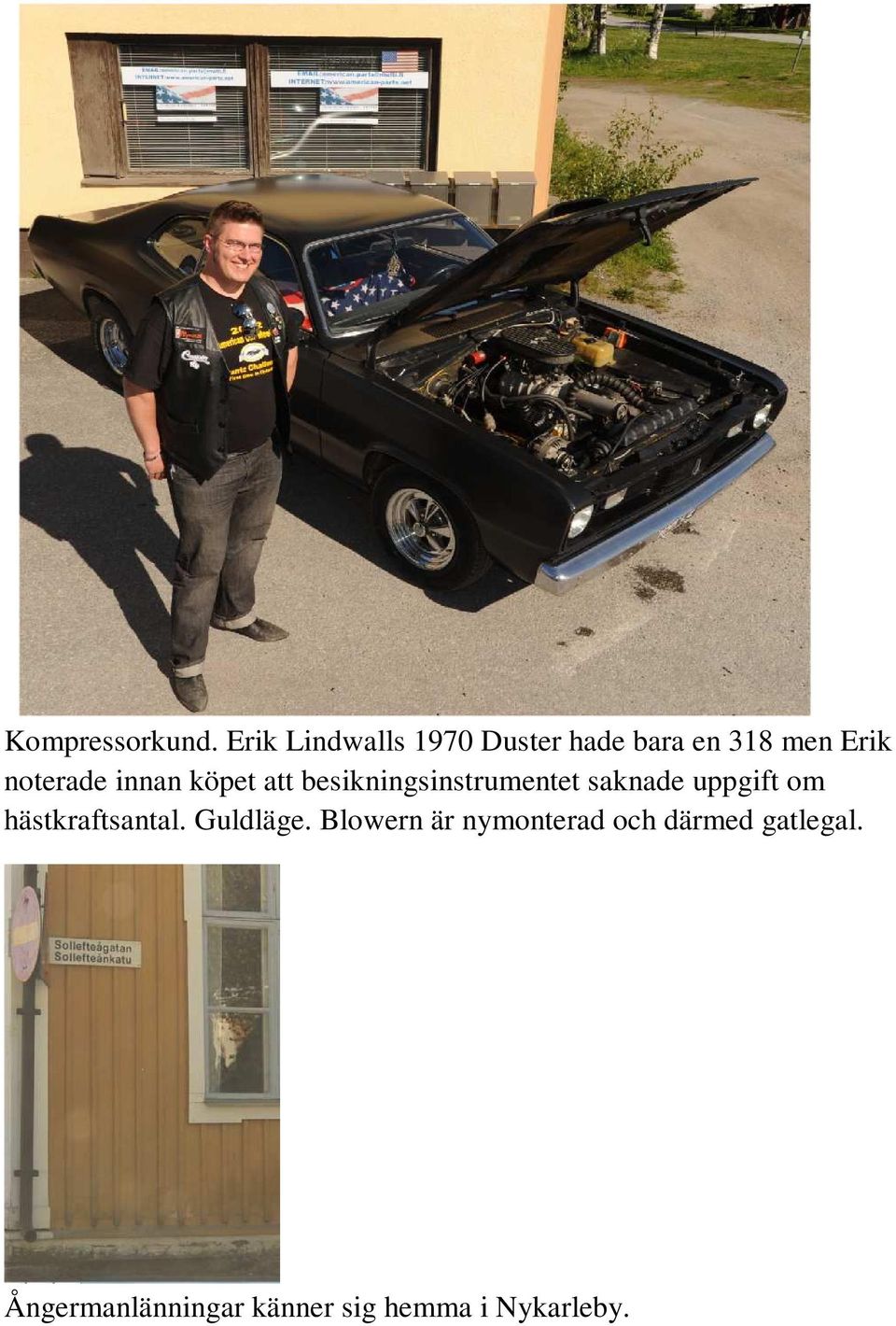 innan köpet att besikningsinstrumentet saknade uppgift om