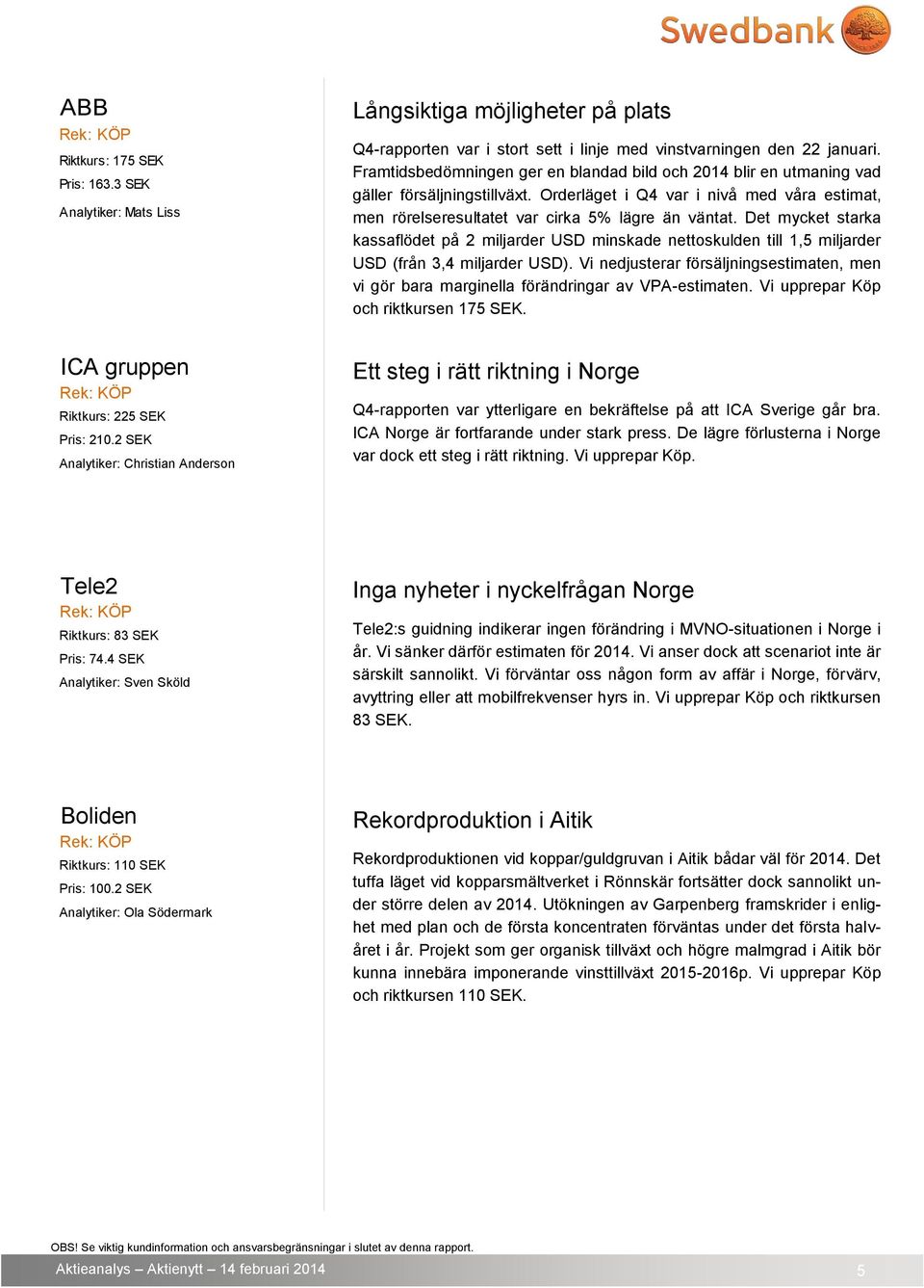 Det mycket starka kassaflödet på 2 miljarder USD minskade nettoskulden till 1,5 miljarder USD (från 3,4 miljarder USD).
