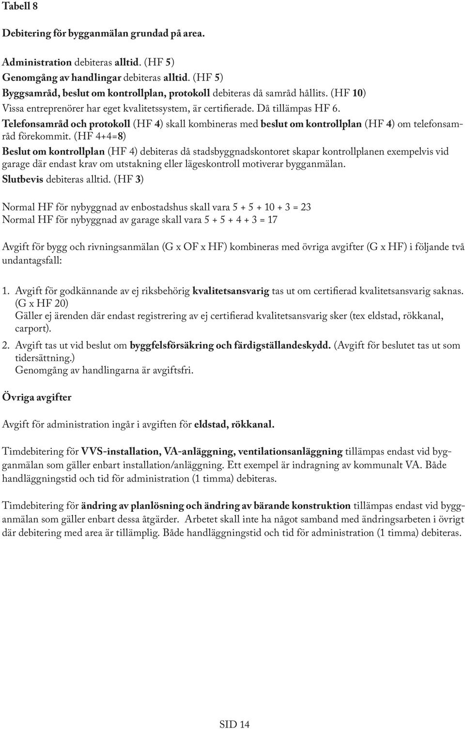 Telefonsamråd och protokoll (HF 4) skall kombineras med beslut om kontrollplan (HF 4) om telefonsamråd förekommit.