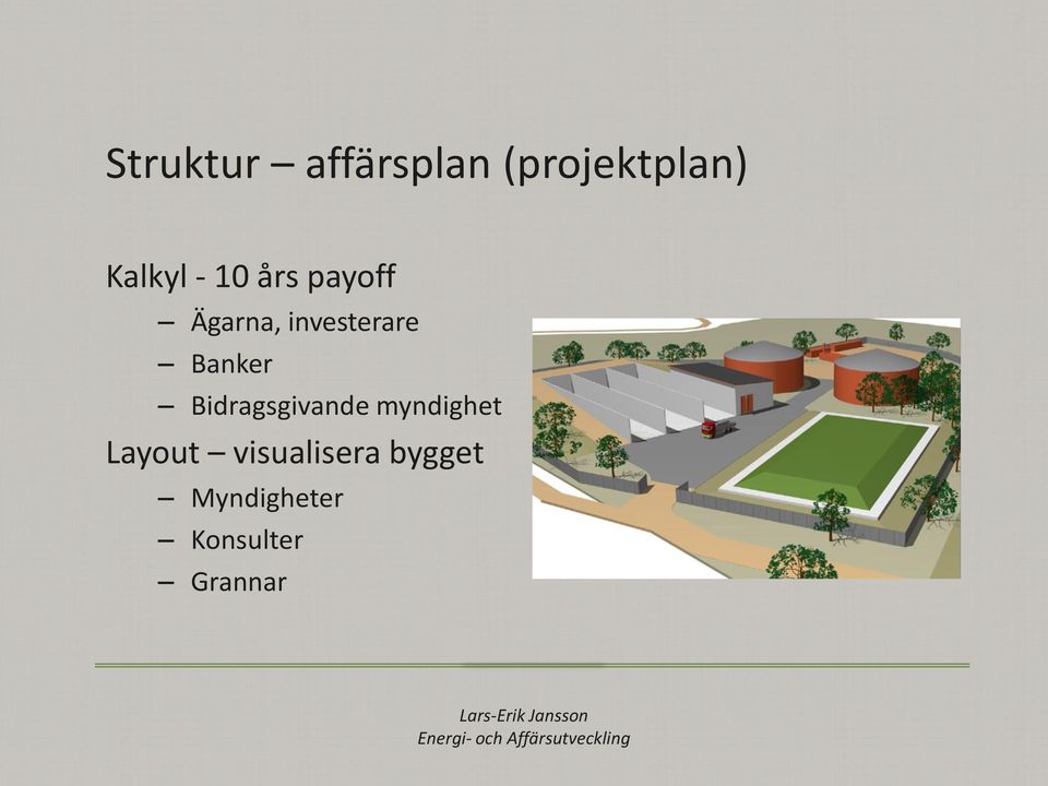 Banker Bidragsgivande myndighet Layout