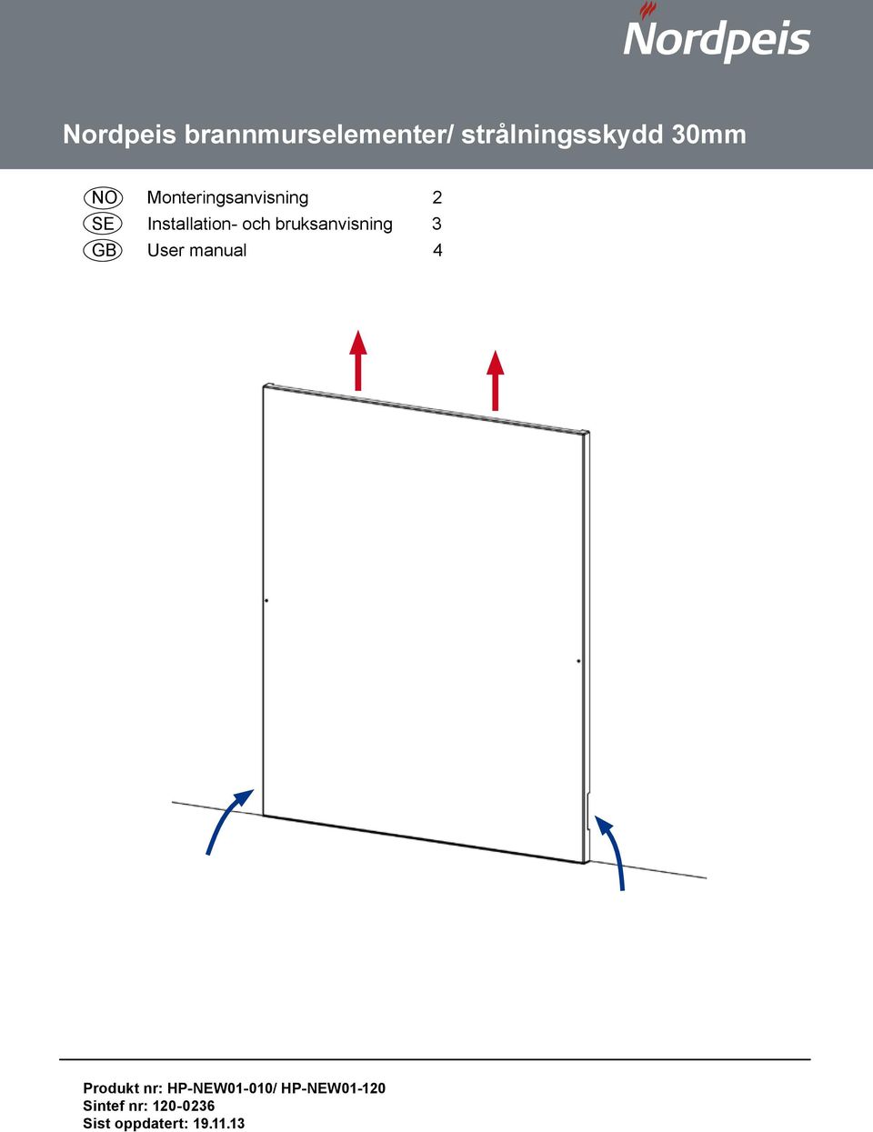 bruksanvisning 3 GB User manual 4 Produkt nr: