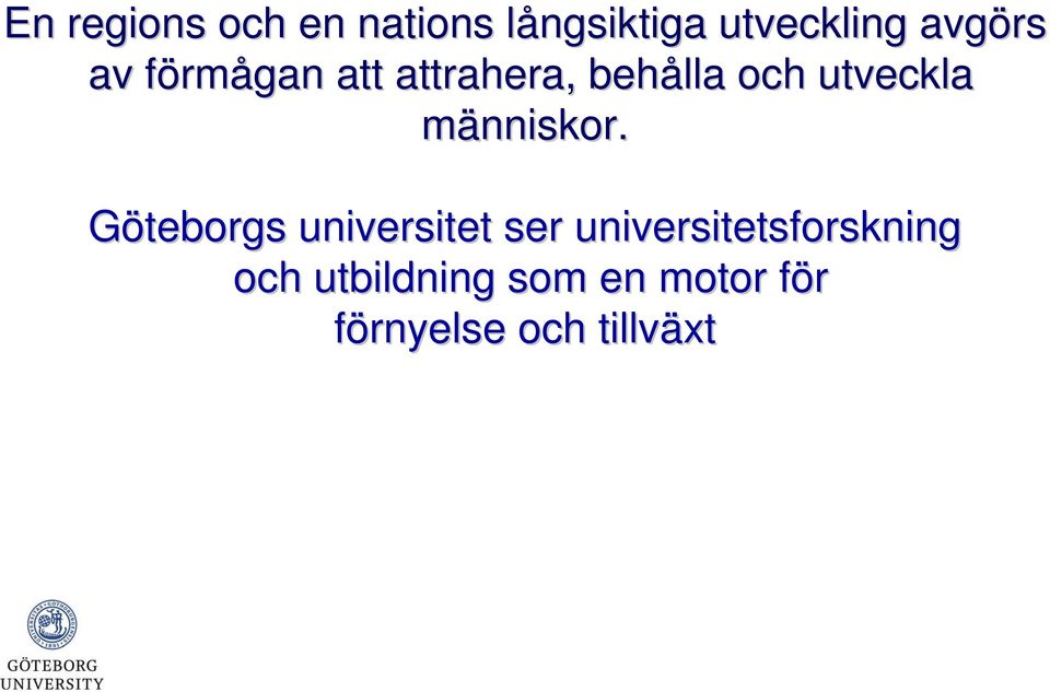 utveckla människor.