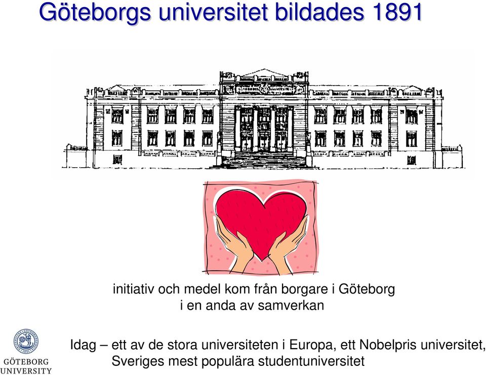 samverkan Idag ett av de stora universiteten i Europa,