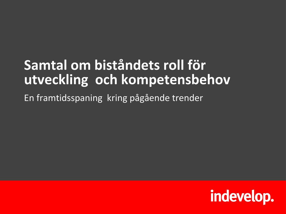 kompetensbehov En