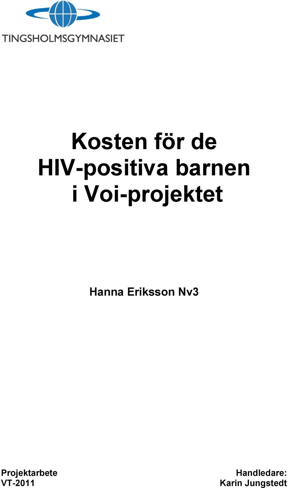 Eriksson Nv3 Projektarbete