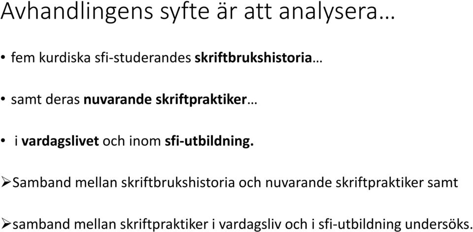 inom sfi-utbildning.