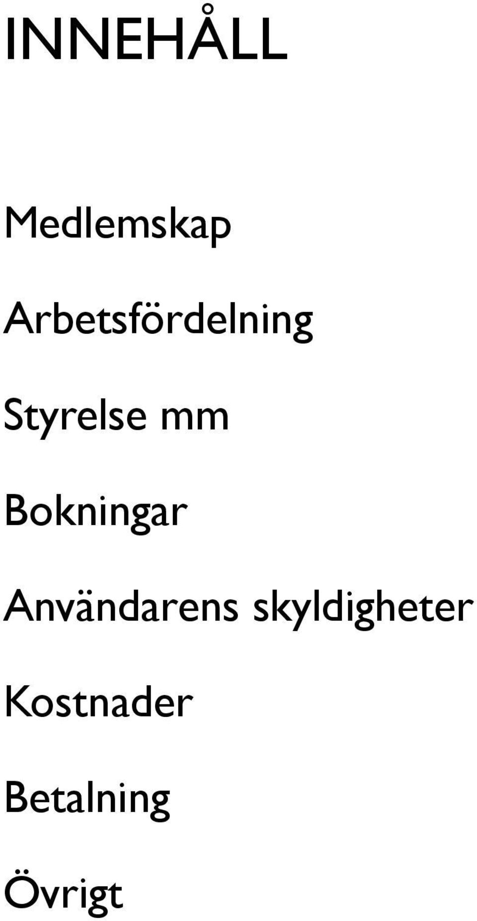 Bokningar Anva ndarens