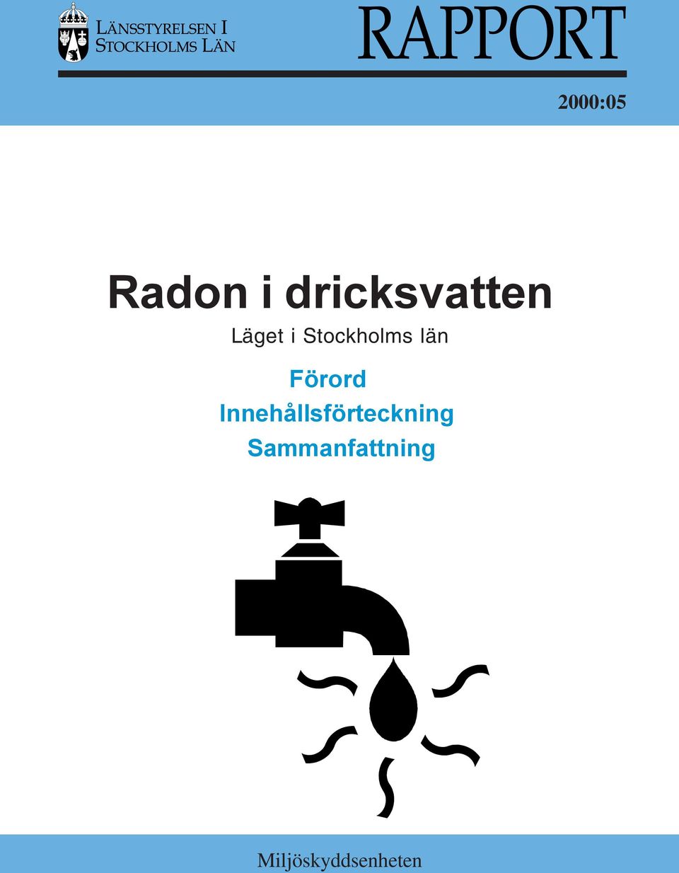 Förord Innehållsförteckning