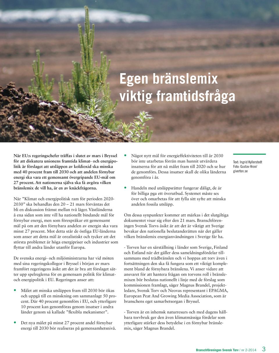 Att nationerna själva ska få avgöra vilken bränslemix de vill ha, är en av knäckfrågorna.
