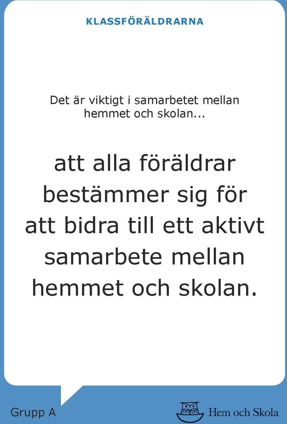 att bidra till ett aktivt