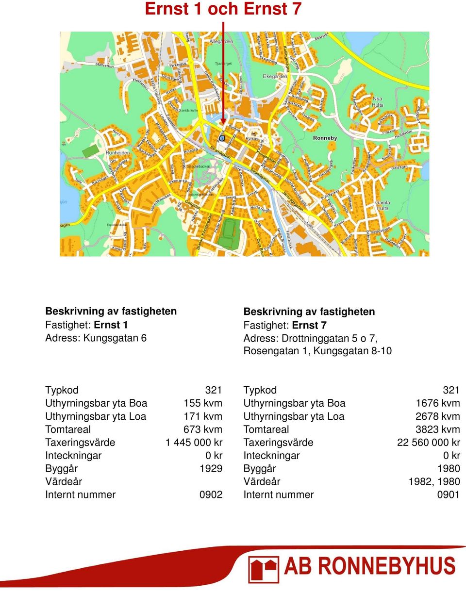 Tomtareal 673 kvm Taxeringsvärde 1 445 000 kr Inteckningar 0 kr Byggår 1929 Värdeår Internt nummer 0902 Typkod 321 Uthyrningsbar yta Boa