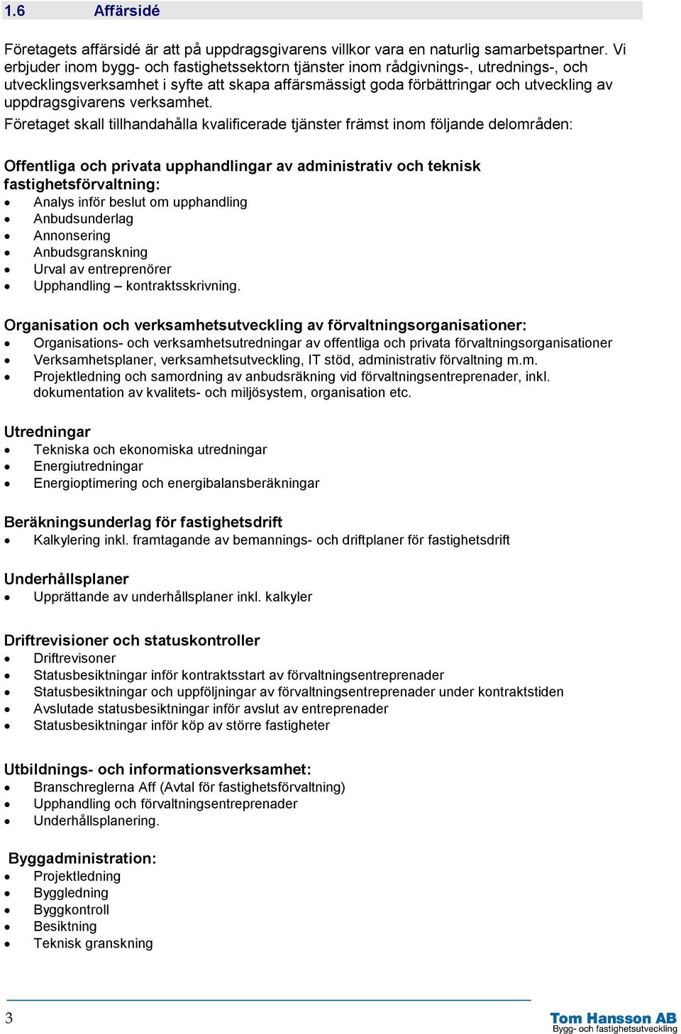 verksamhet.