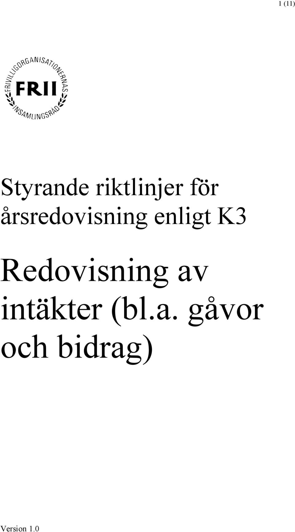 årsredovisning enligt K3