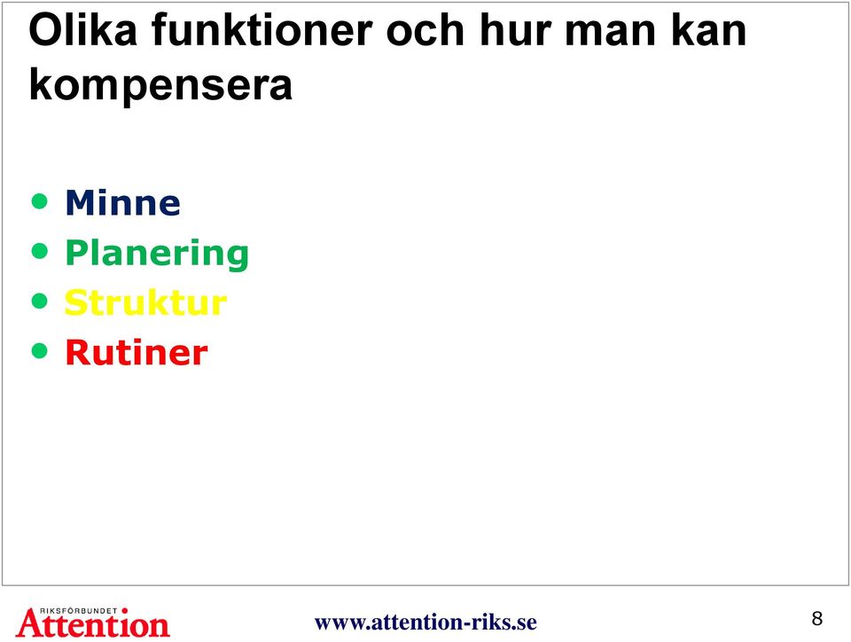 Planering Struktur