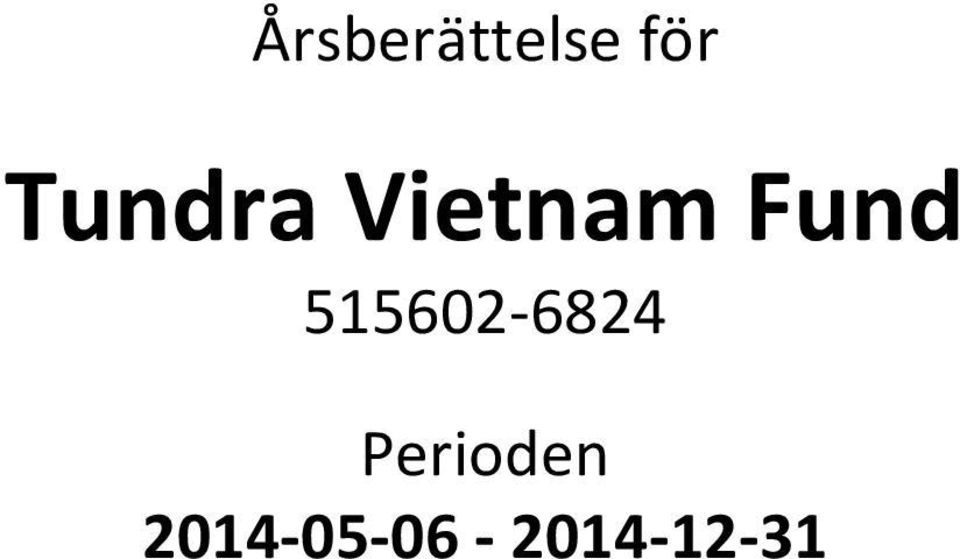 Vietnam Fund