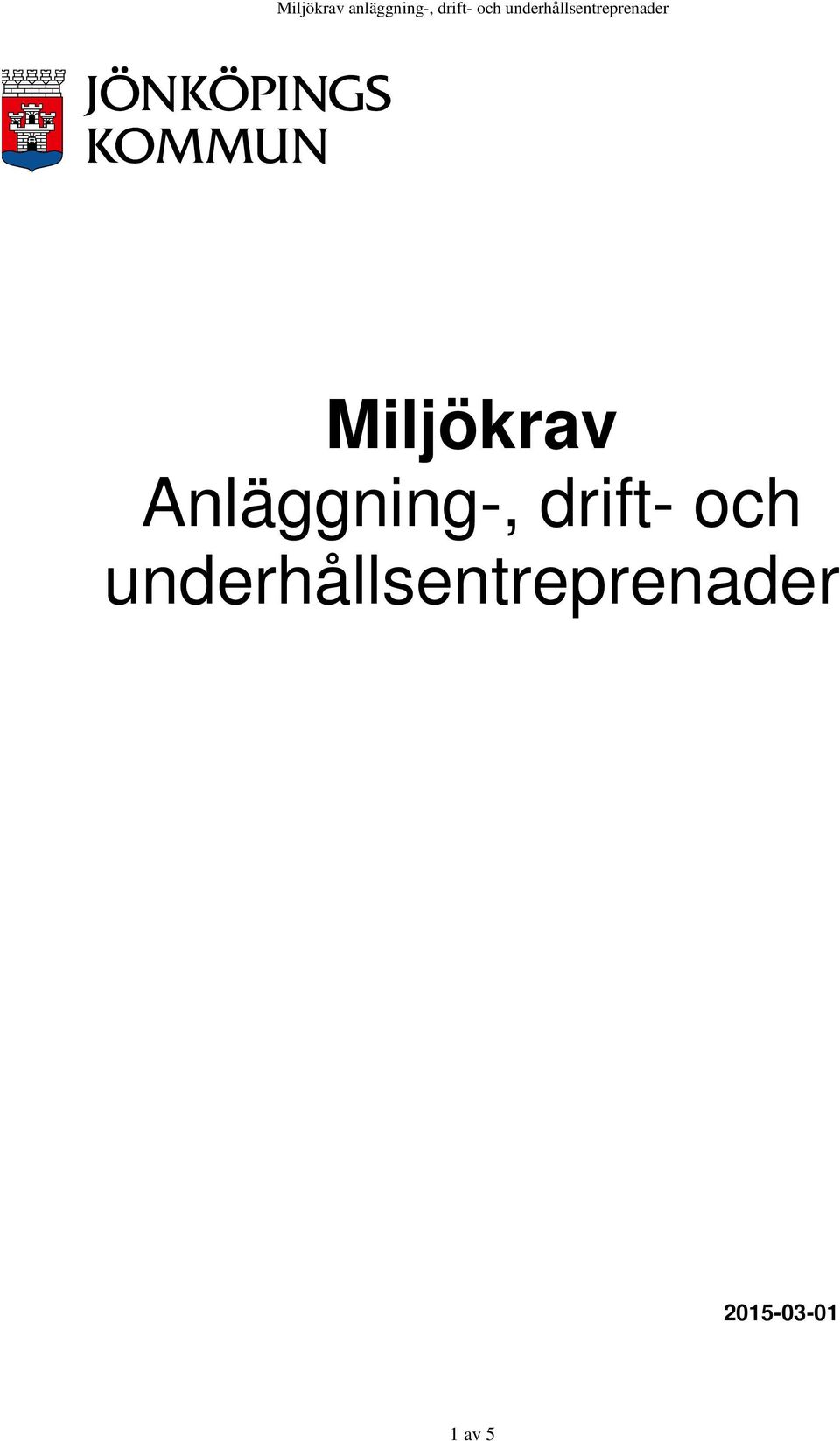 Anläggning-, drift- och