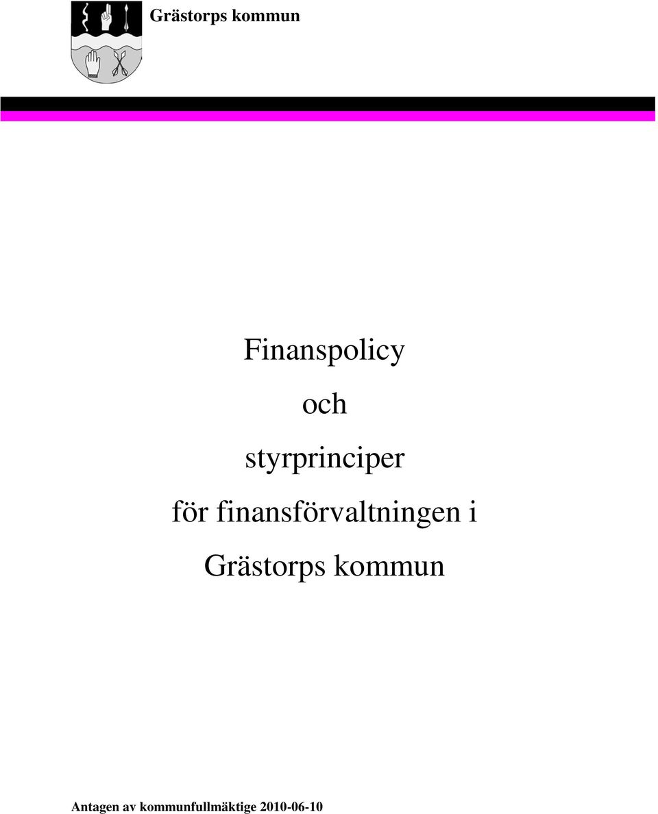 finansförvaltningen i Grästorps