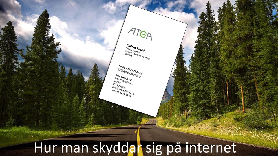 sig på