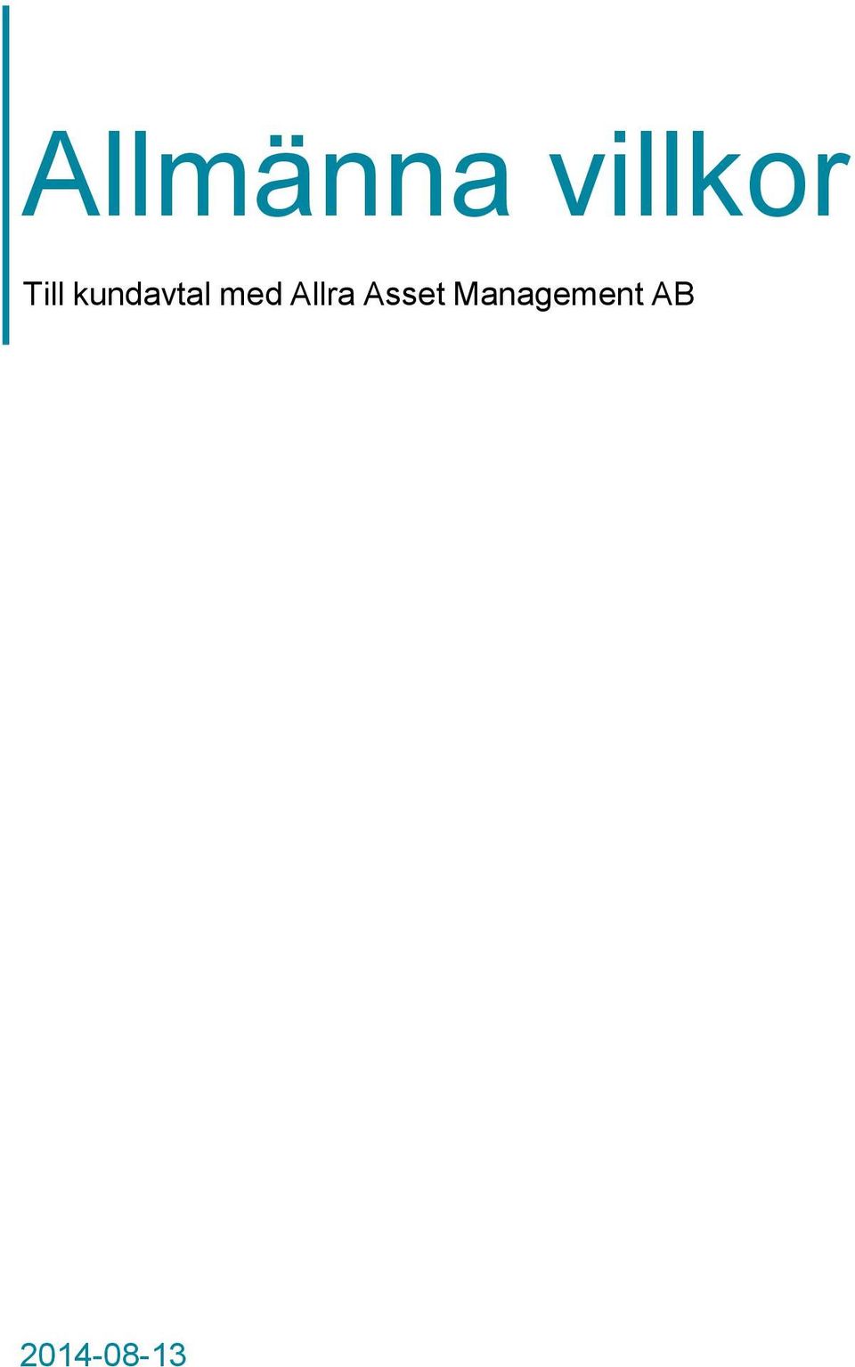 med Allra Asset