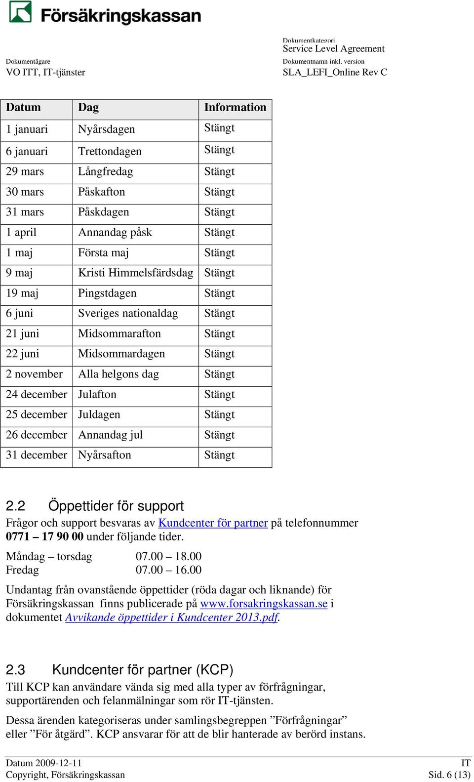 Alla helgons dag Stängt 24 december Julafton Stängt 25 december Juldagen Stängt 26 december Annandag jul Stängt 31 december Nyårsafton Stängt 2.