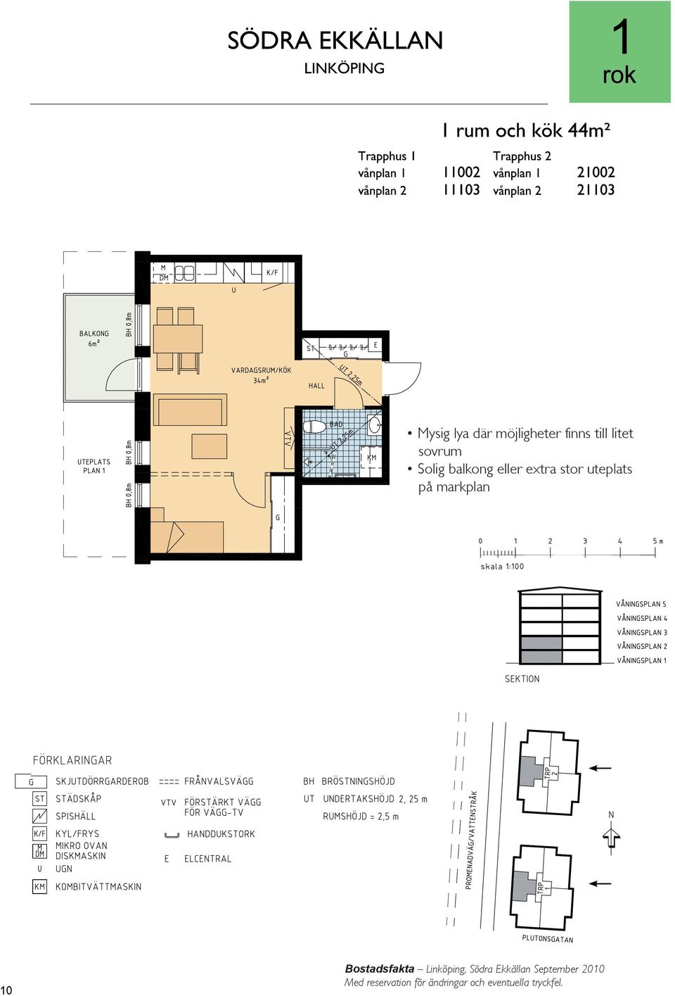 stor uteplats på markplan 10 Med