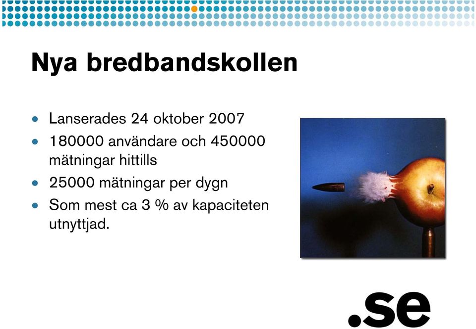 450000 mätningar hittills 25000