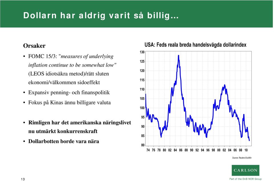 sidoeffekt Expansiv penning- och finanspolitik Fokus på Kinas ännu billigare valuta