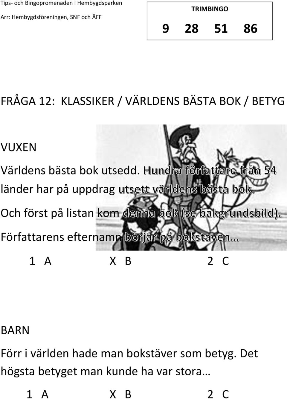 länder har på uppdrag Och först på listan kom Författarens