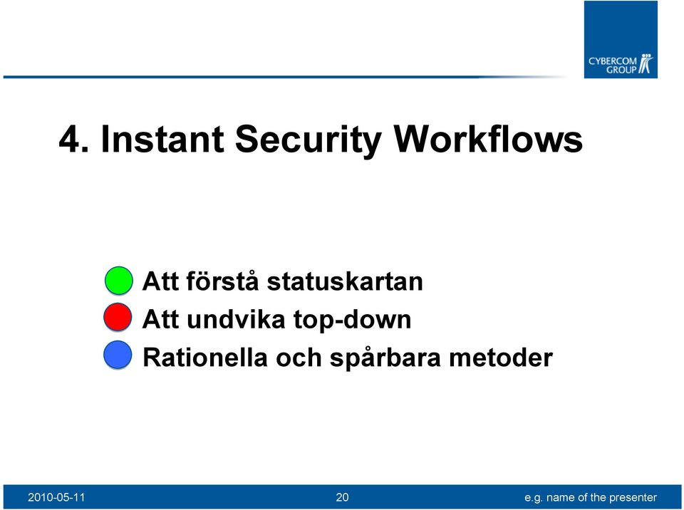 undvika top-down Rationella