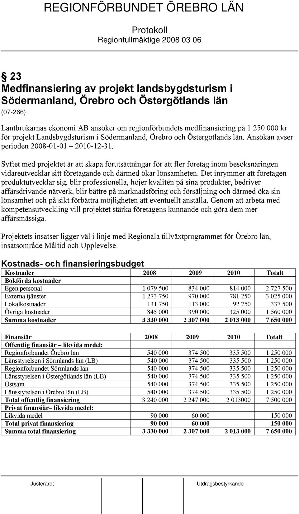 Syftet med projektet är att skapa förutsättningar för att fler företag inom besöksnäringen vidareutvecklar sitt företagande och därmed ökar lönsamheten.