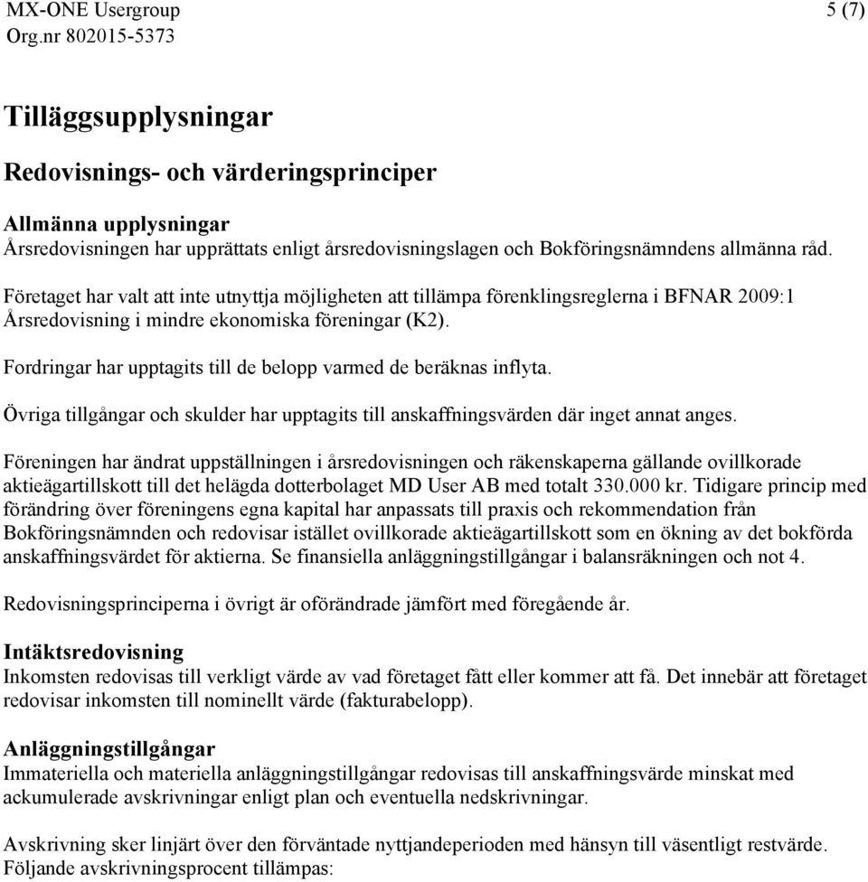 Fordringar har upptagits till de belopp varmed de beräknas inflyta. Övriga tillgångar och skulder har upptagits till anskaffningsvärden där inget annat anges.