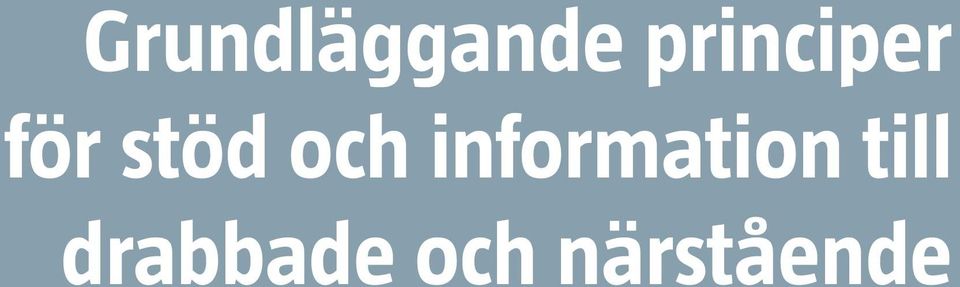 och information