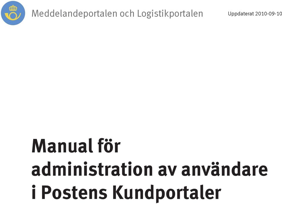 för administration