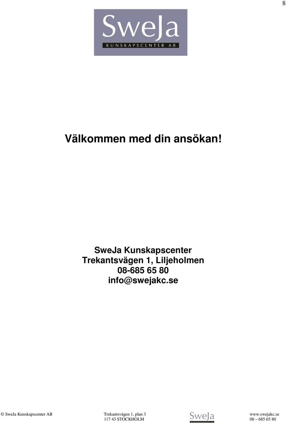 SweJa Kunskapscenter