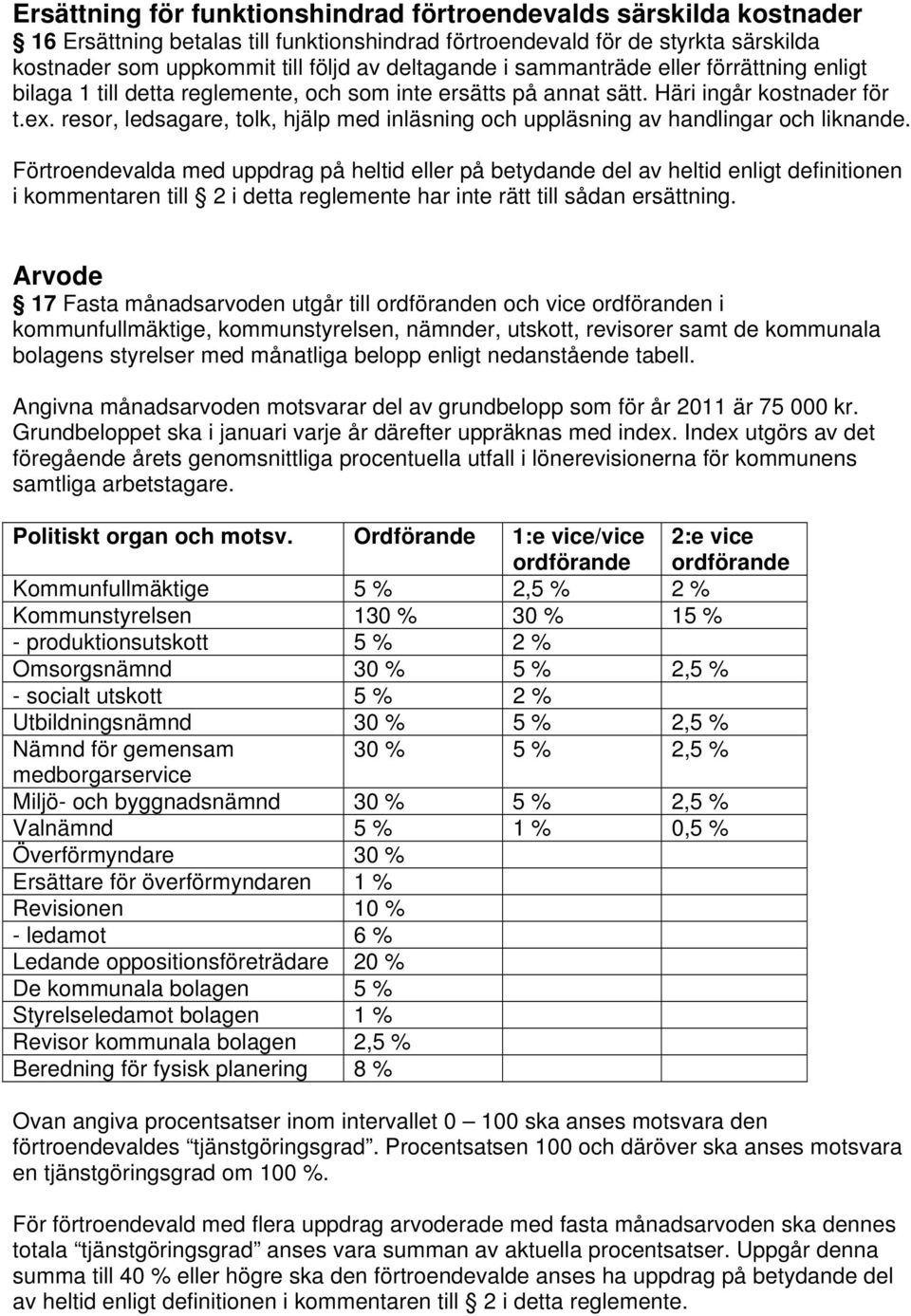 resor, ledsagare, tolk, hjälp med inläsning och uppläsning av handlingar och liknande.