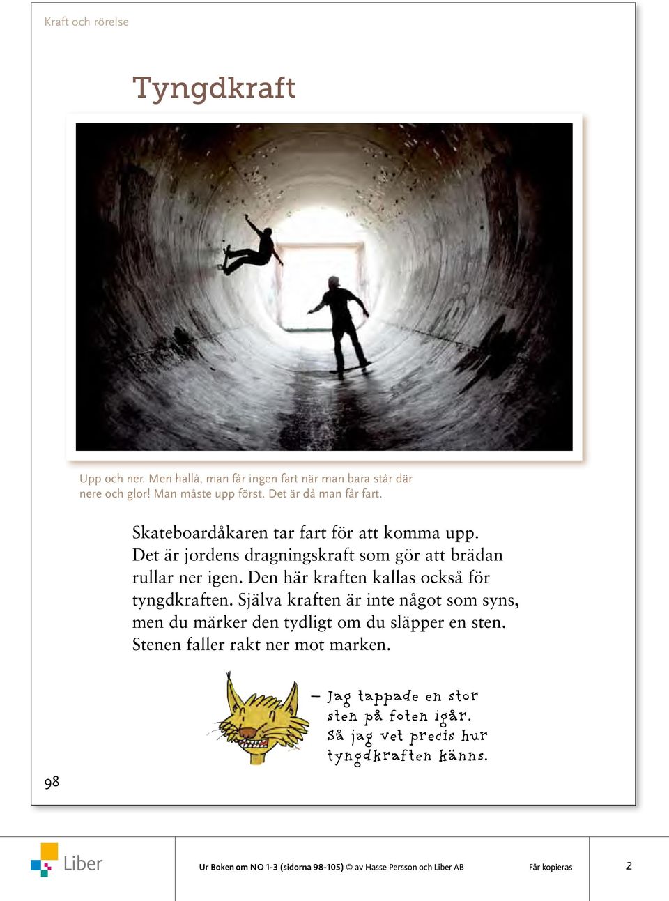 Den här kraften kallas också för tyngdkraften. Själva kraften är inte något som syns, men du märker den tydligt om du släpper en sten.