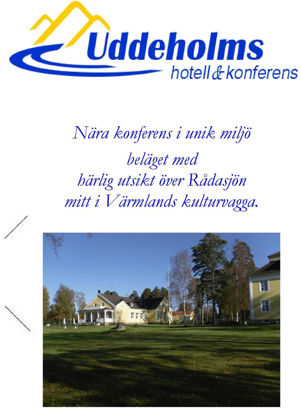 utsikt över Rådasjön
