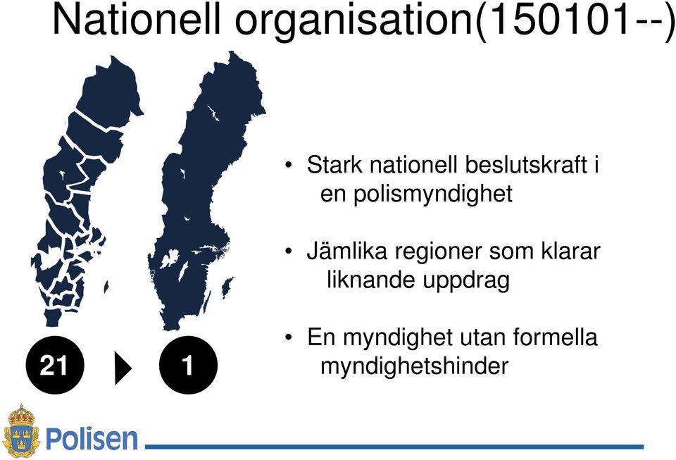 Jämlika regioner som klarar liknande